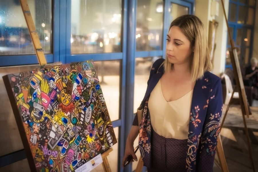 Η Έκθεση ζωγραφικής Κορινθίων καλλιτεχνών από το «Αλκυονίδες» Σωματείο Λόγου και Τέχνης